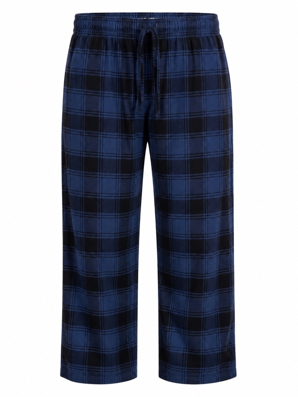 Sonoma 5XB Blue Black Plaid Cotton Lounge Pajama Pants NWOT Big & Tall Pockets
